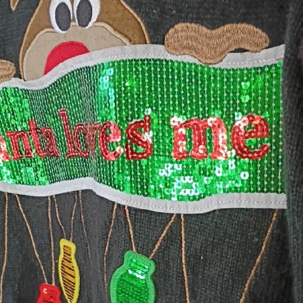 Est 1946 Ugly Christmas Sweater Festive Reindeer Christmas Sweater Cute Office - Picture 4 of 11